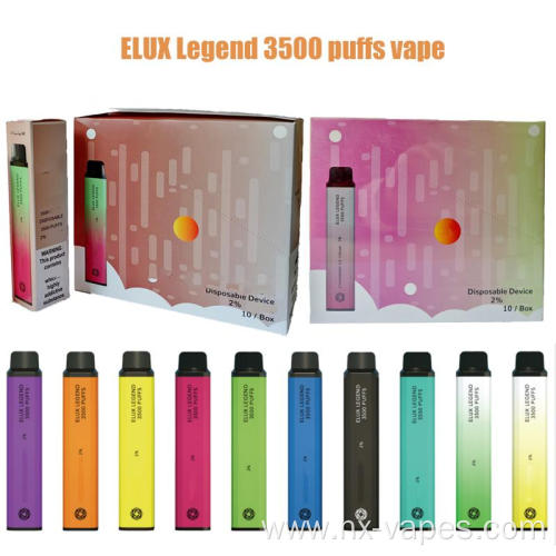 Elux Legend 3500 Disposable Vape Device